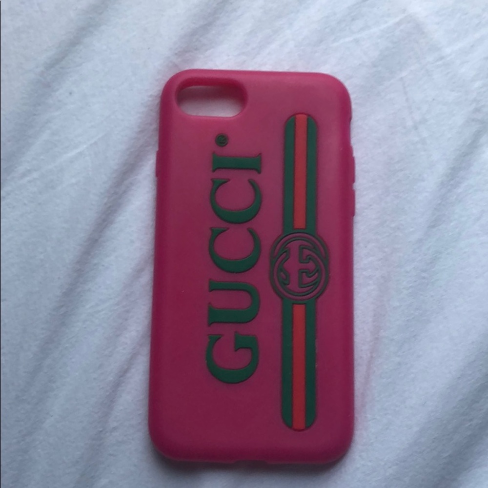 Gucci pink iPhone 7 case